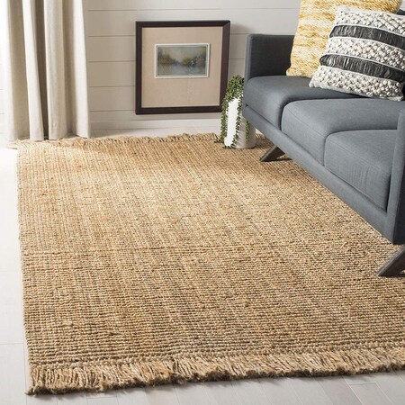 Safavieh Hand Woven 8 x 10 ft. Natural Fiber Coastal Rug, Natural - Rectangle NF876B-8